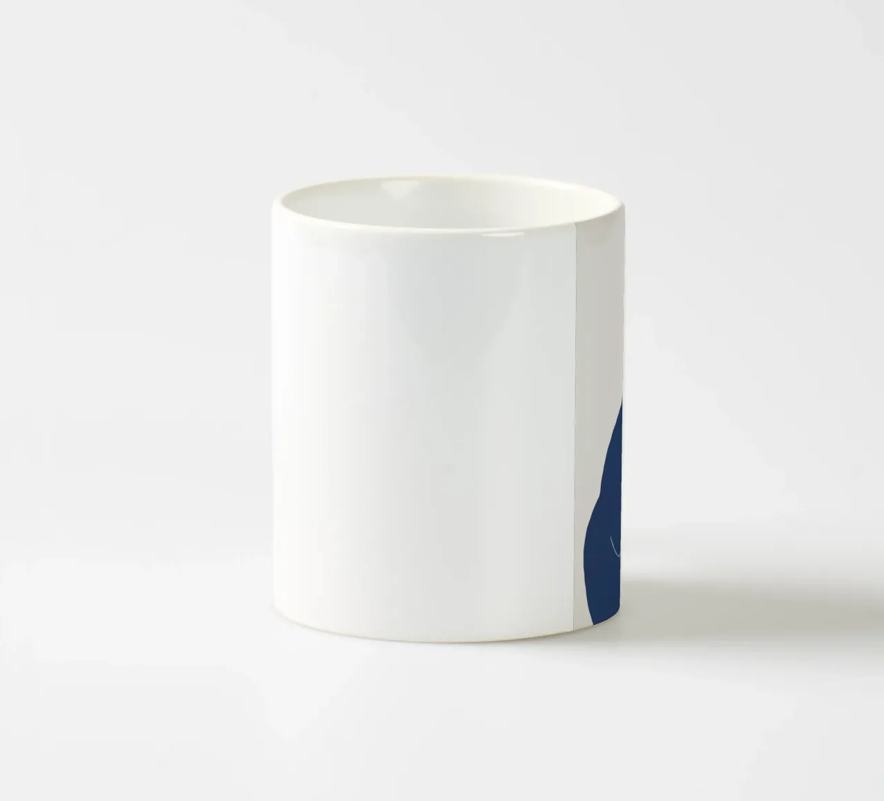 Nudo in blu tazza in ceramica da Little Dean