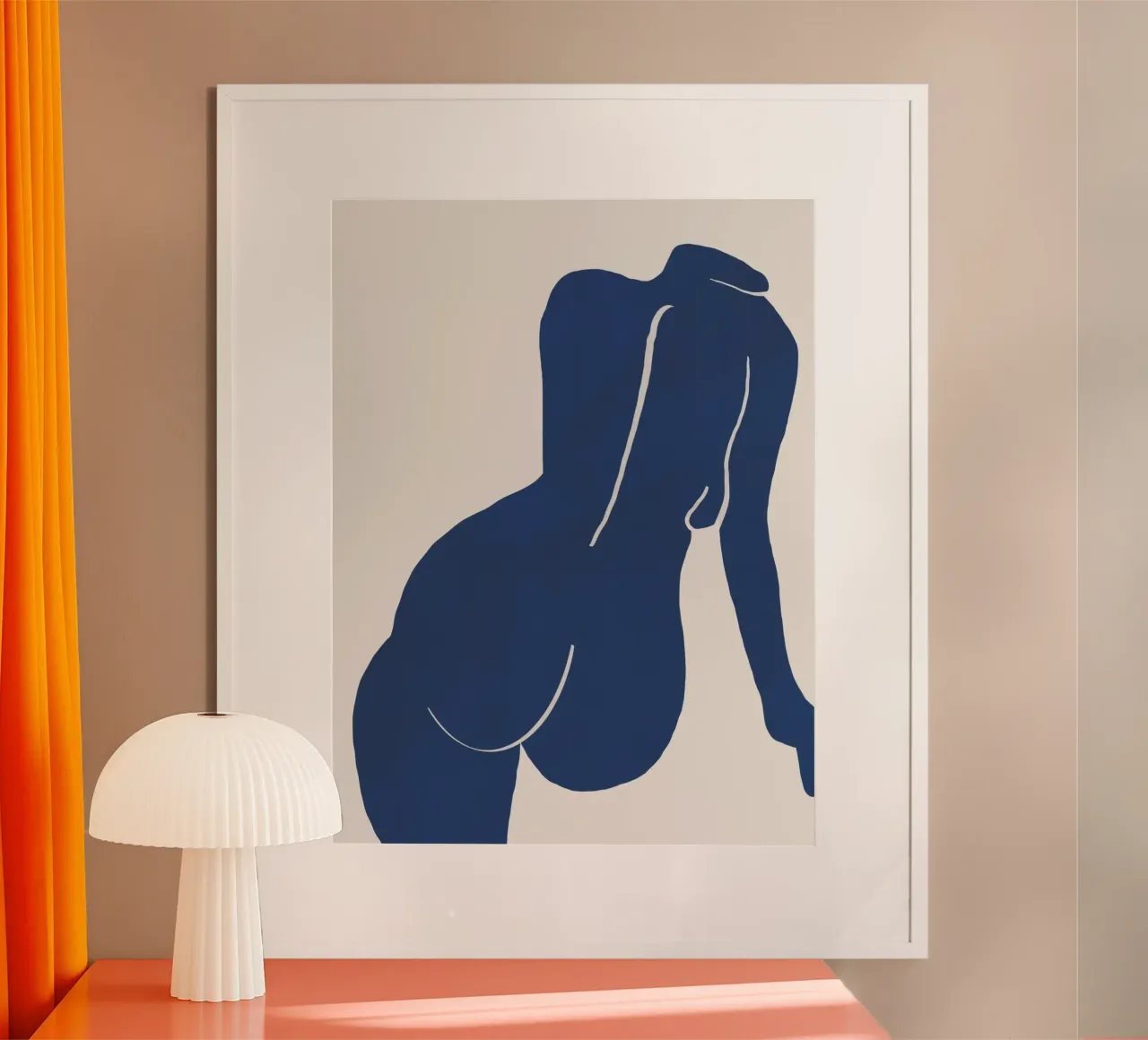 Nudo in blu poster da Little Dean