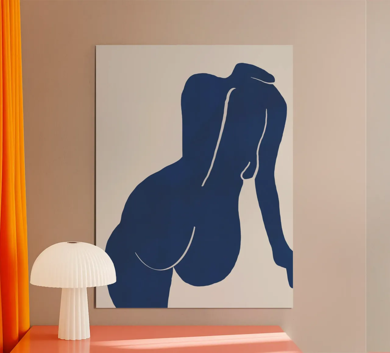Nudo in blu poster da Little Dean