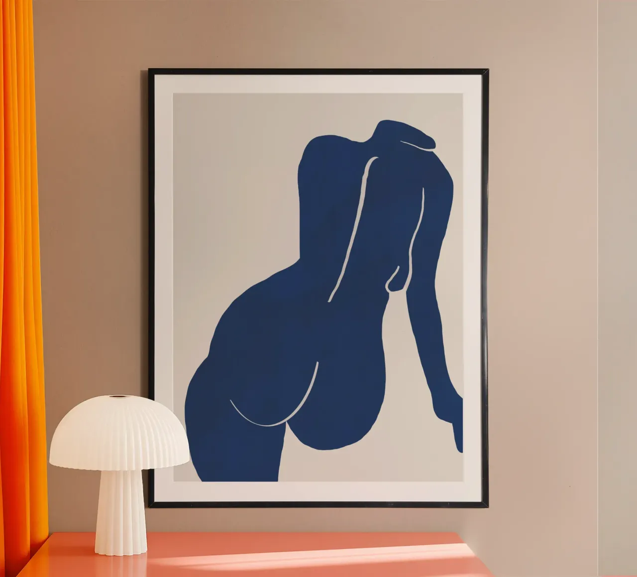 Nudo in blu poster da Little Dean