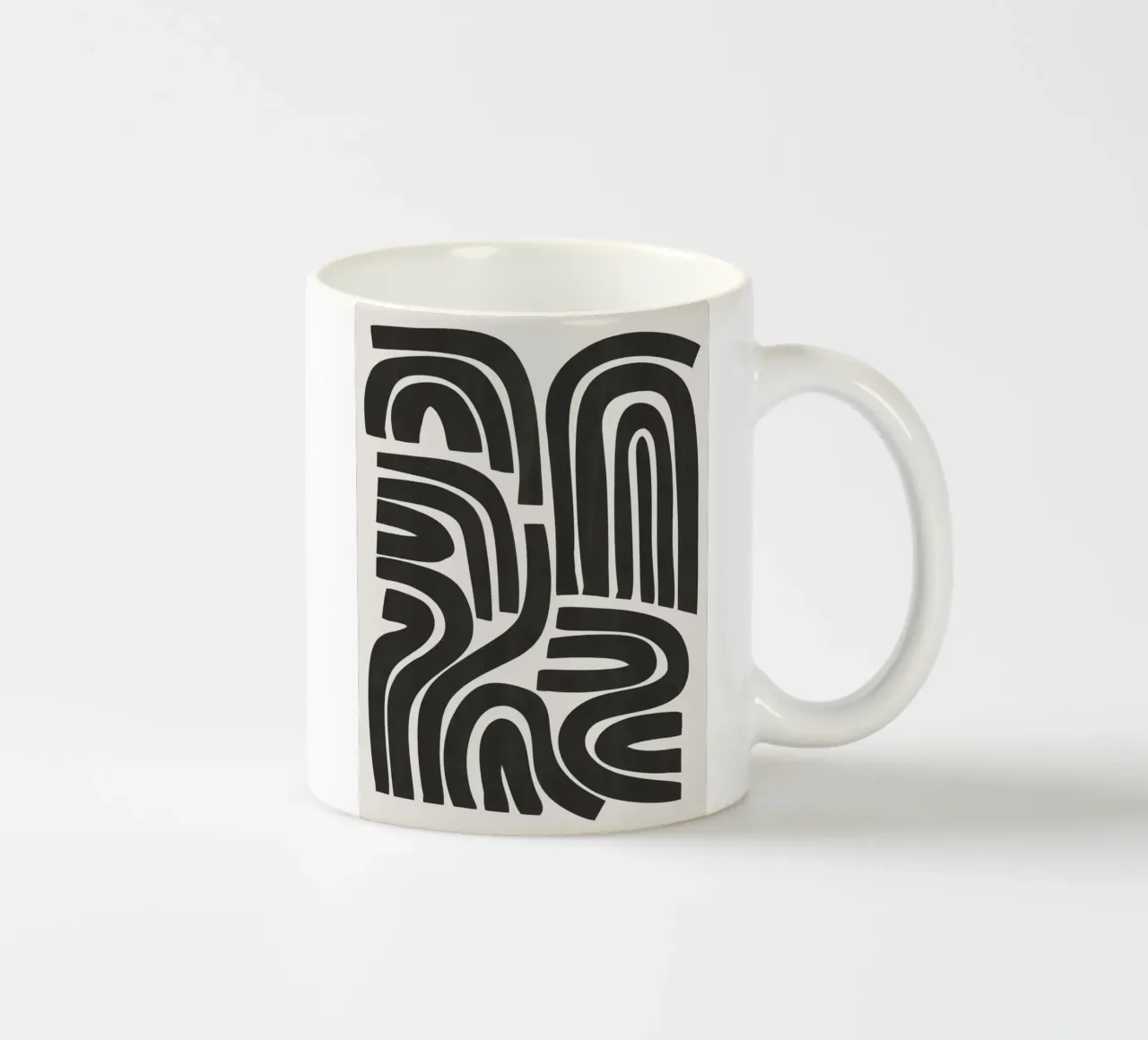 Striscia tagliata tazza in ceramica da Little Dean