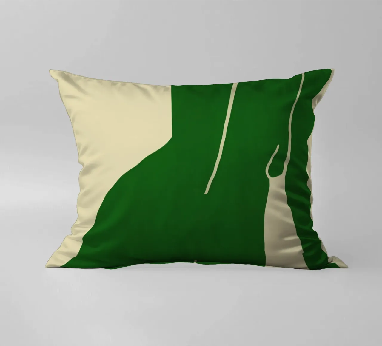 Nudo in verde cuscino da Little Dean