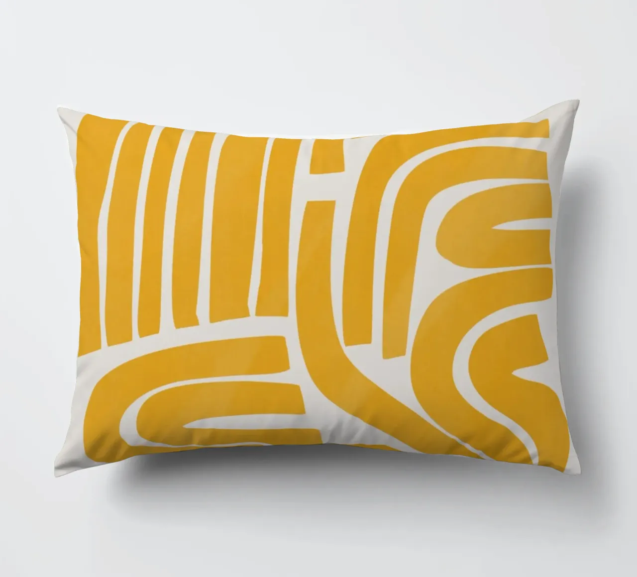 Striscia in giallo cuscino da Little Dean