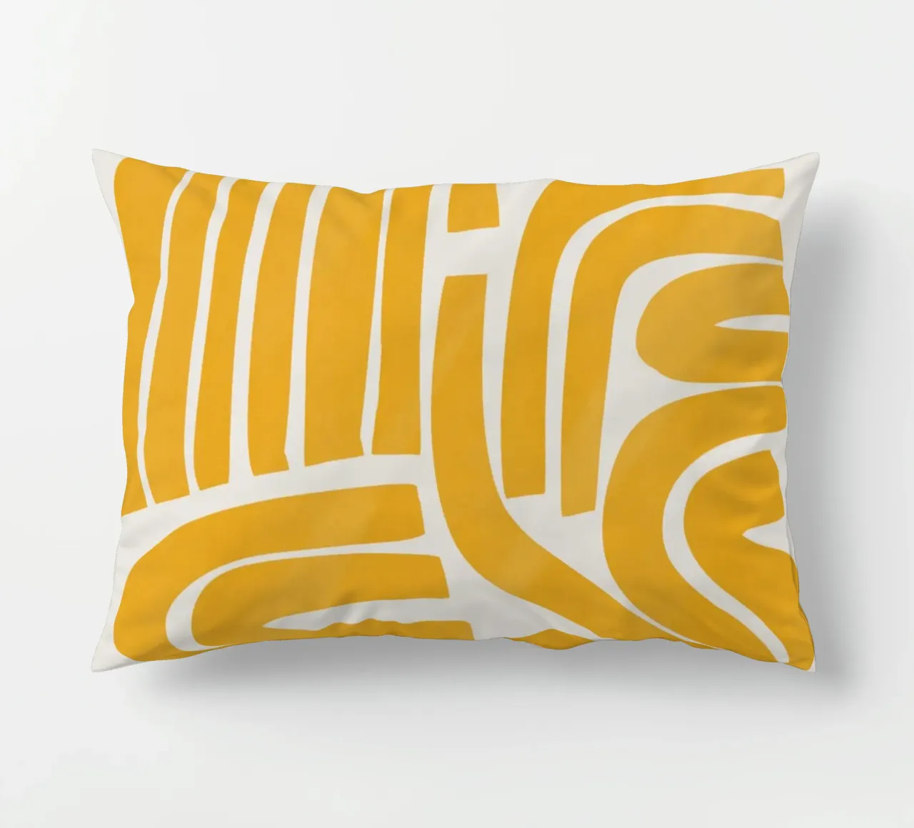 Striscia in giallo cuscino da Little Dean