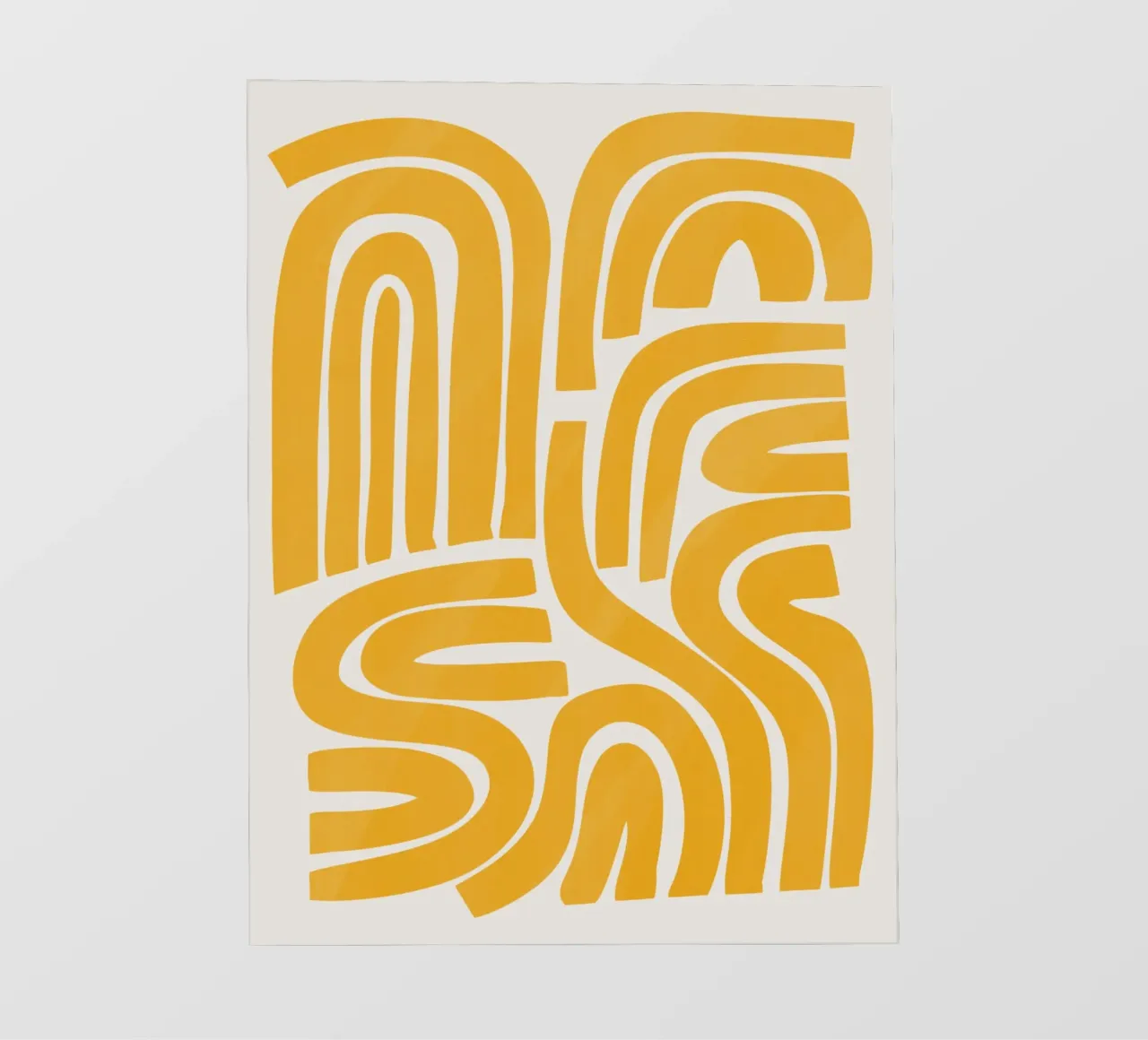 Striscia in giallo telo in pvc da Little Dean