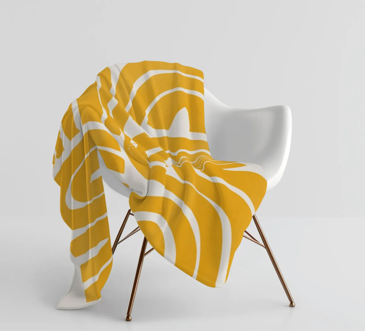 Striscia in giallo coperta in pile da Little Dean