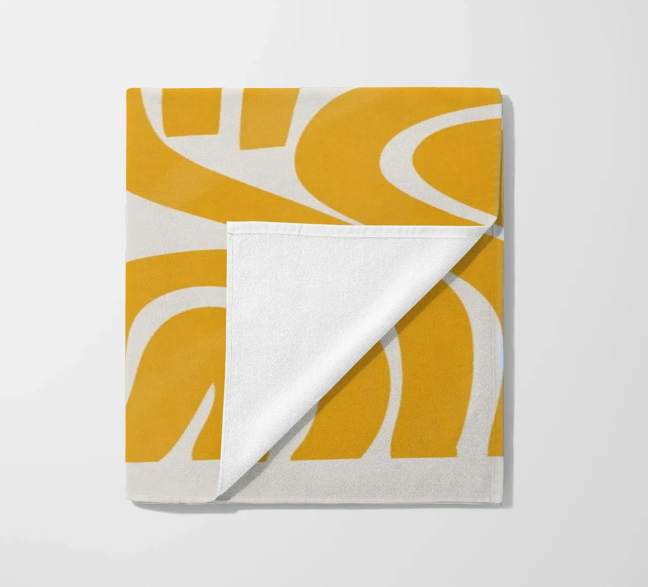 Striscia in giallo telo mare da Little Dean