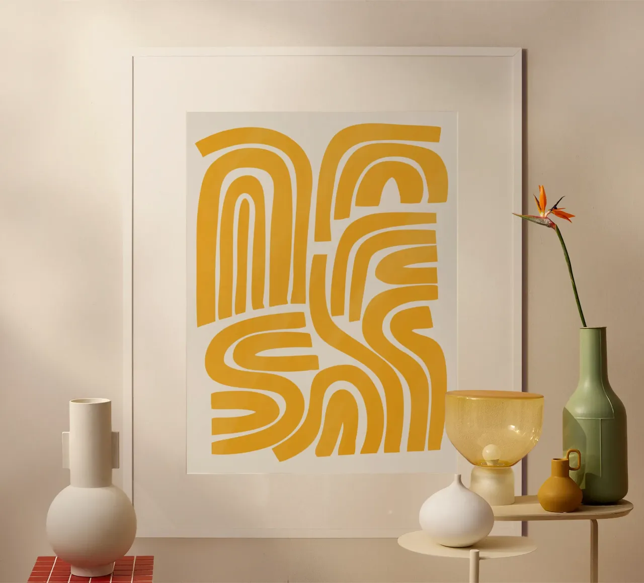 Striscia in giallo poster da Little Dean