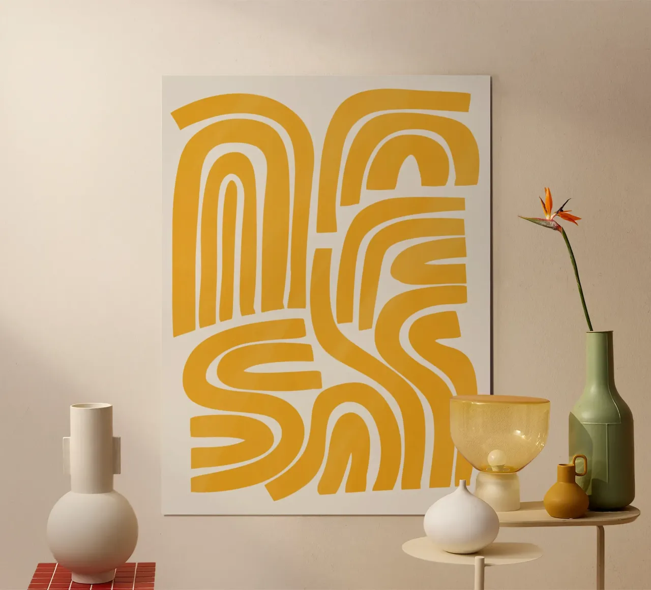 Striscia in giallo poster da Little Dean