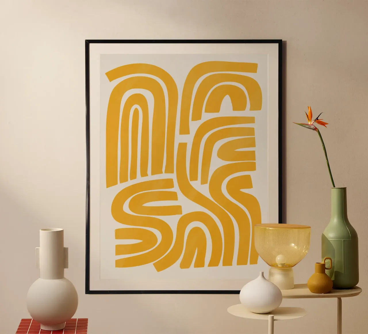 Striscia in giallo poster da Little Dean