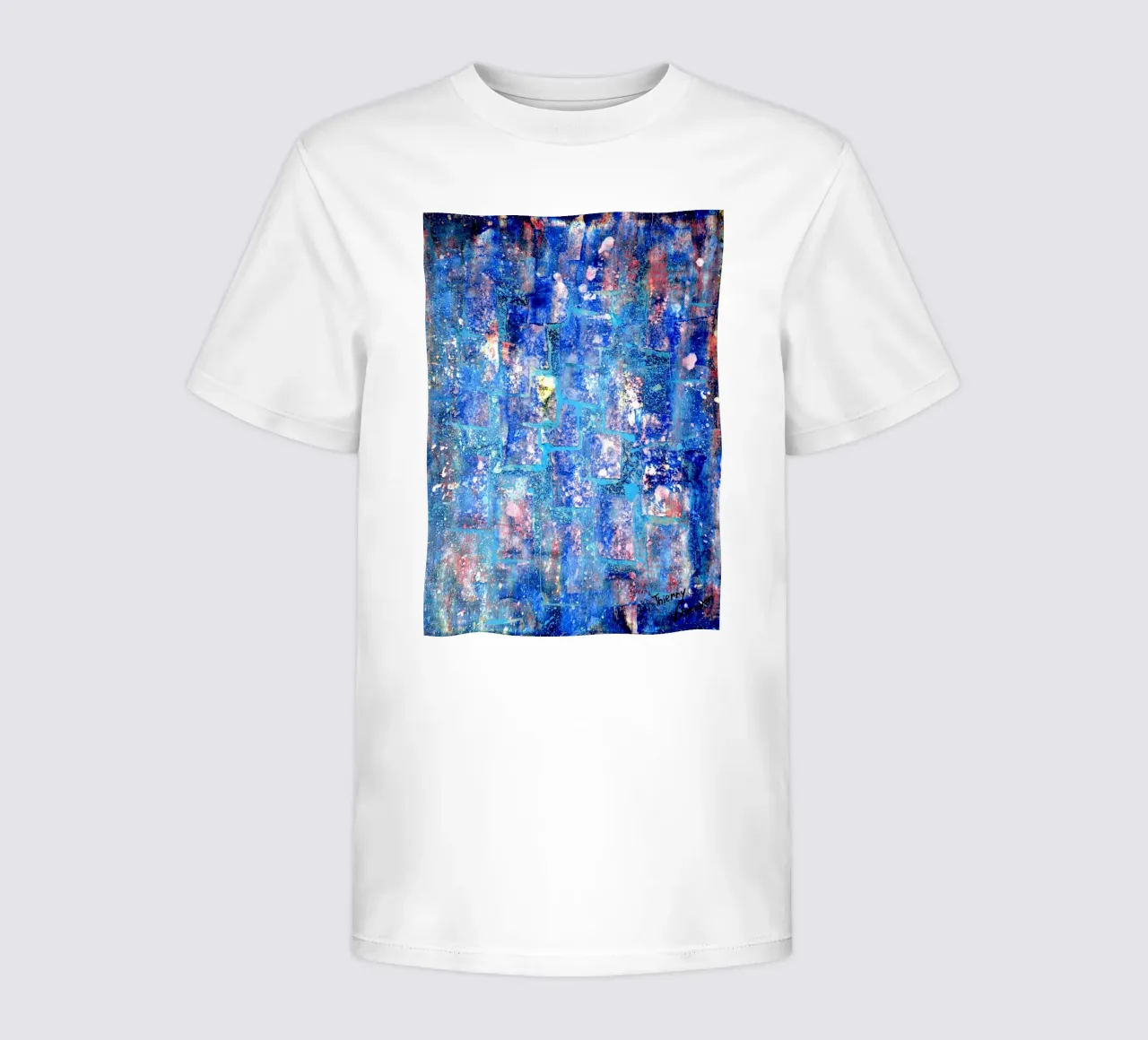 Inspired by Hans Hofmann 6. kids t-shirt by Thierry Vobmann Abstract painting