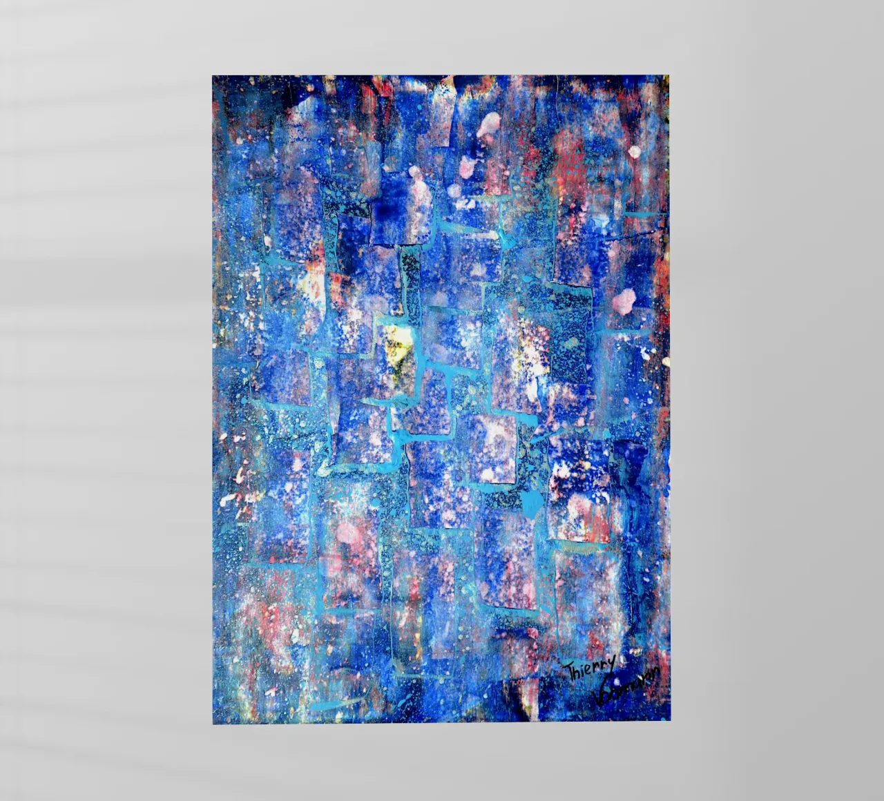 Inspired by Hans Hofmann 6. pellicola backlit da Thierry Vobmann Abstract painting