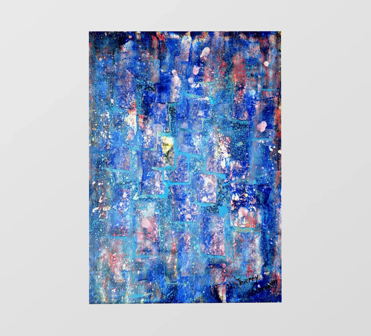 Inspired by Hans Hofmann 6. telo in pvc da Thierry Vobmann Abstract painting