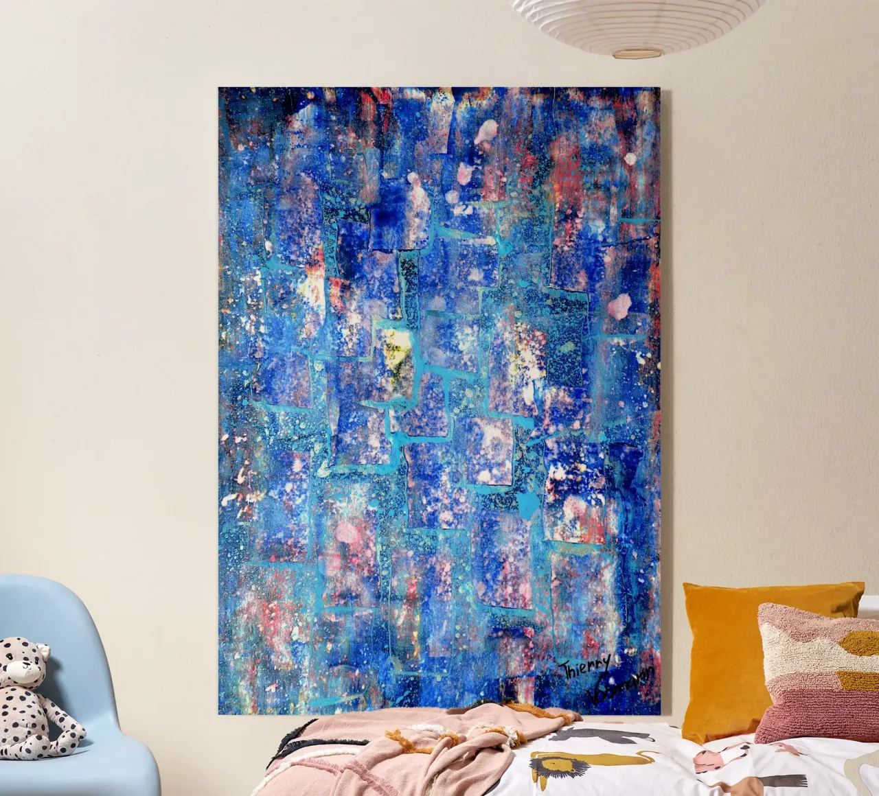 Inspired by Hans Hofmann 6. plexiglass da Thierry Vobmann Abstract painting