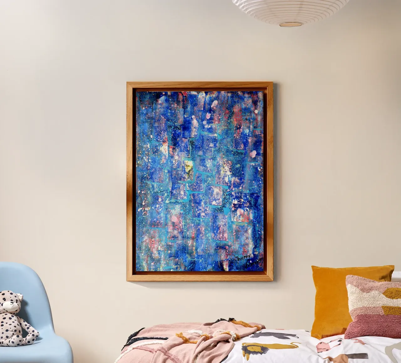 Inspired by Hans Hofmann 6. alluminio dibond da Thierry Vobmann Abstract painting