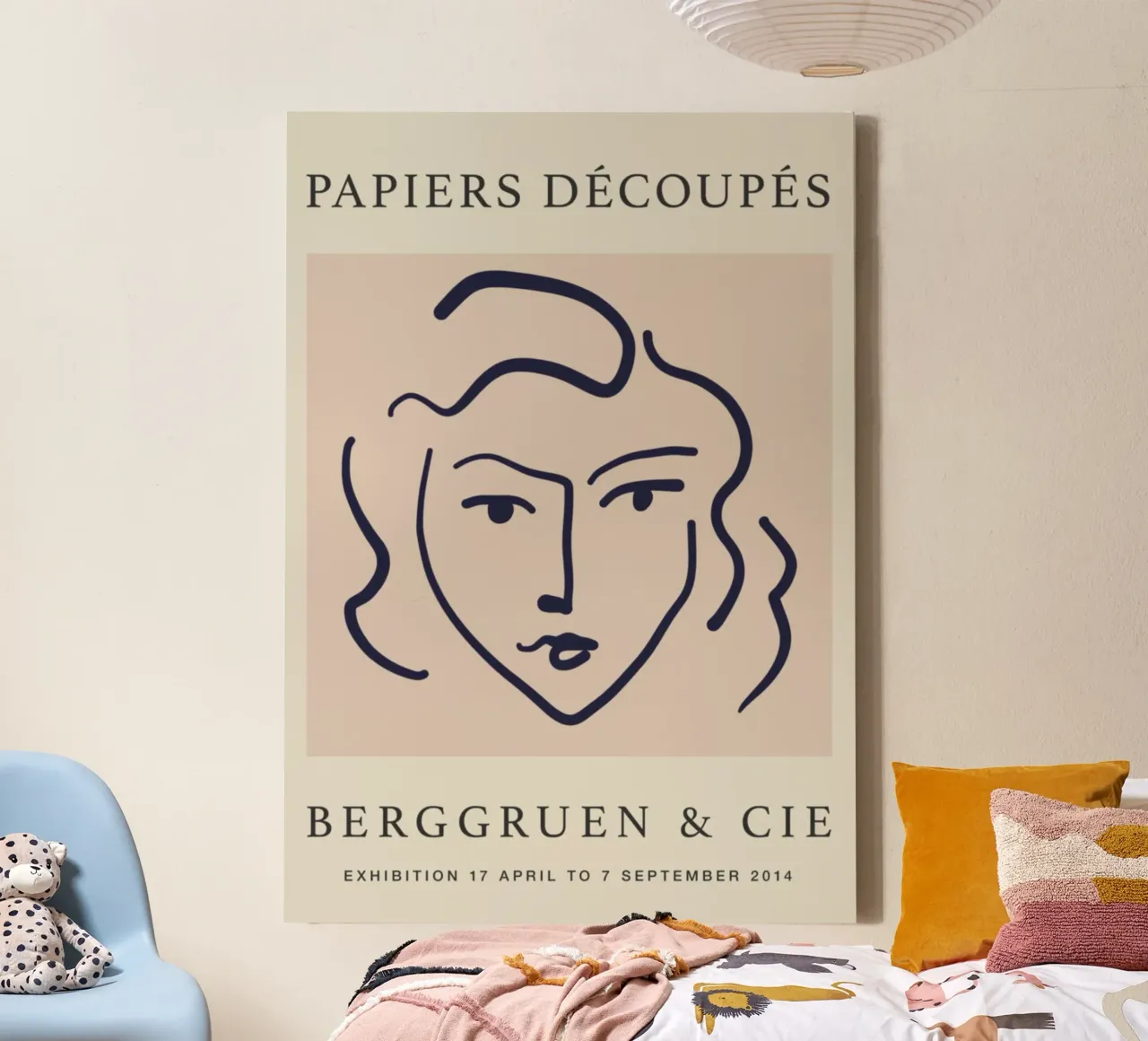 Mostra di Berggruen ispirata a Matisse "Papiers Découpés" Pri tela con Cornice a cassetta da homdeco