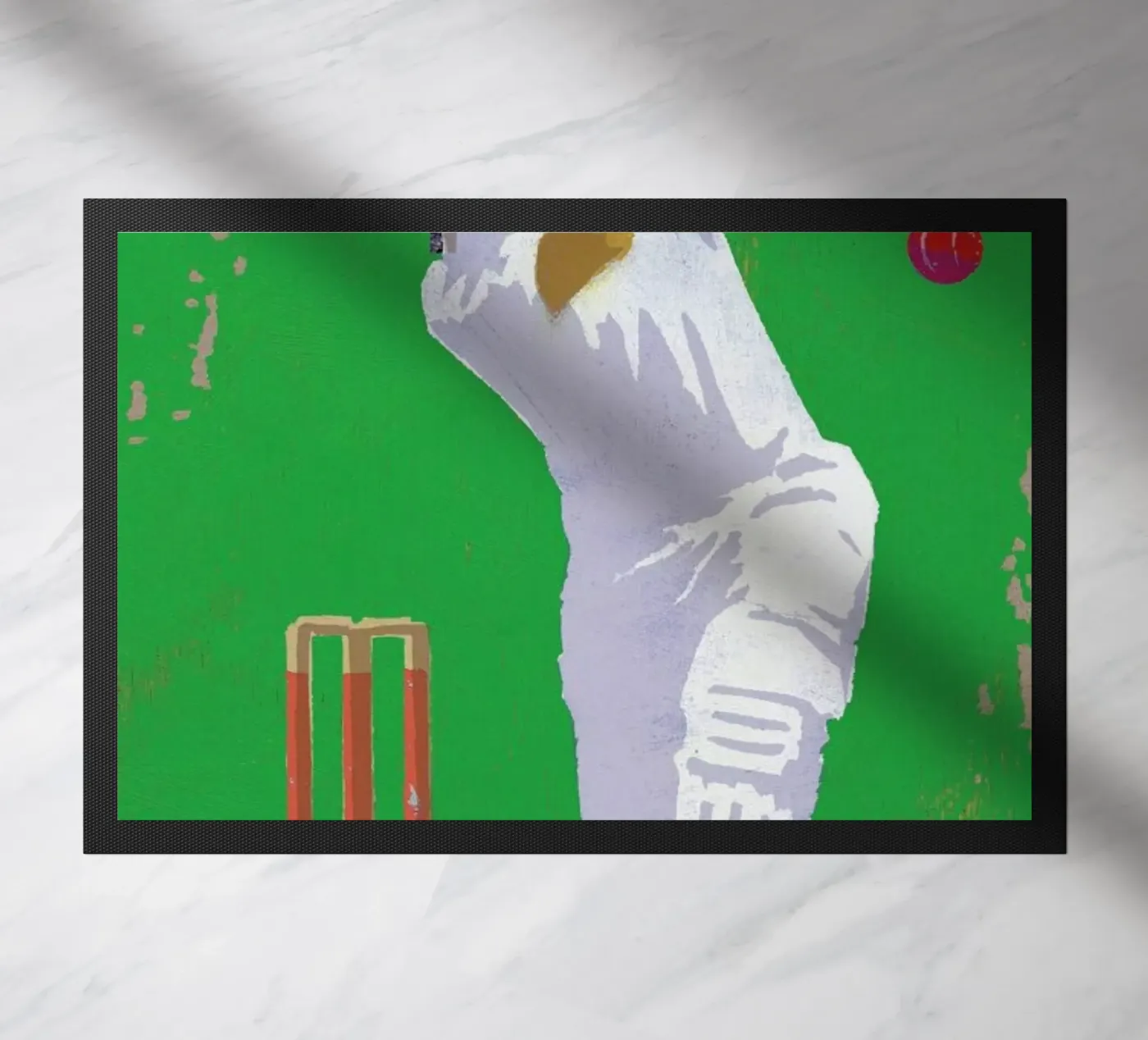 Cricket deurmat van Andy Bridge