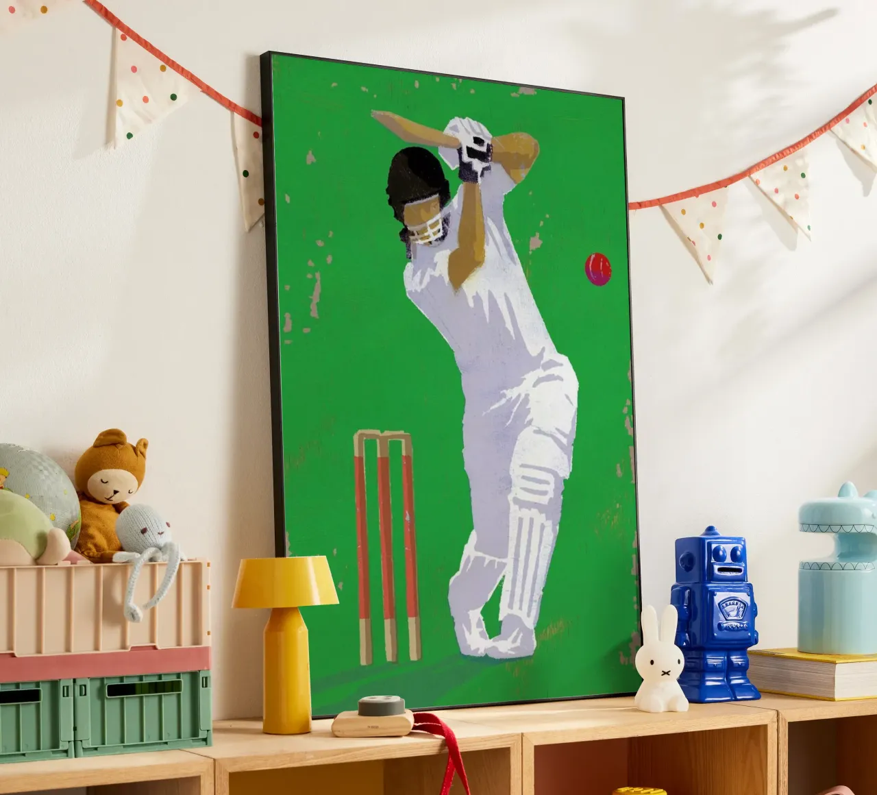 Cricket Alu-Dibond von Andy Bridge