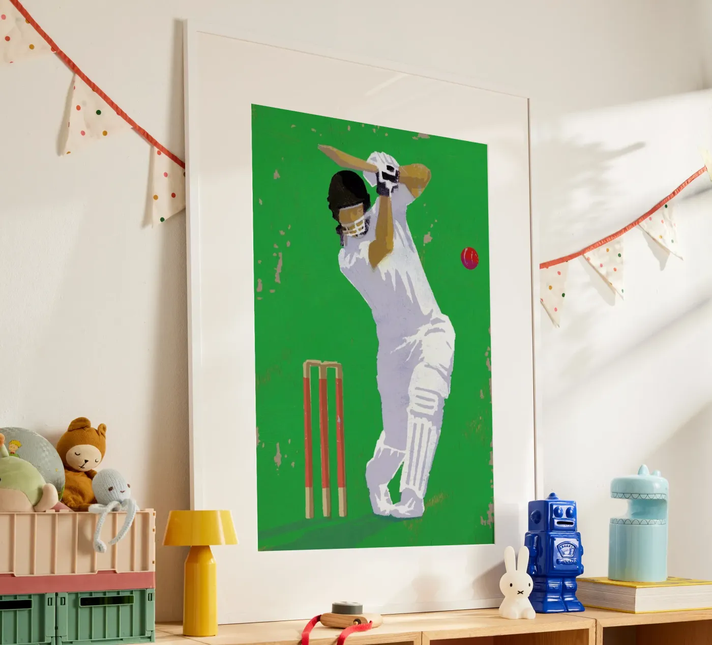 Cricket poster van Andy Bridge