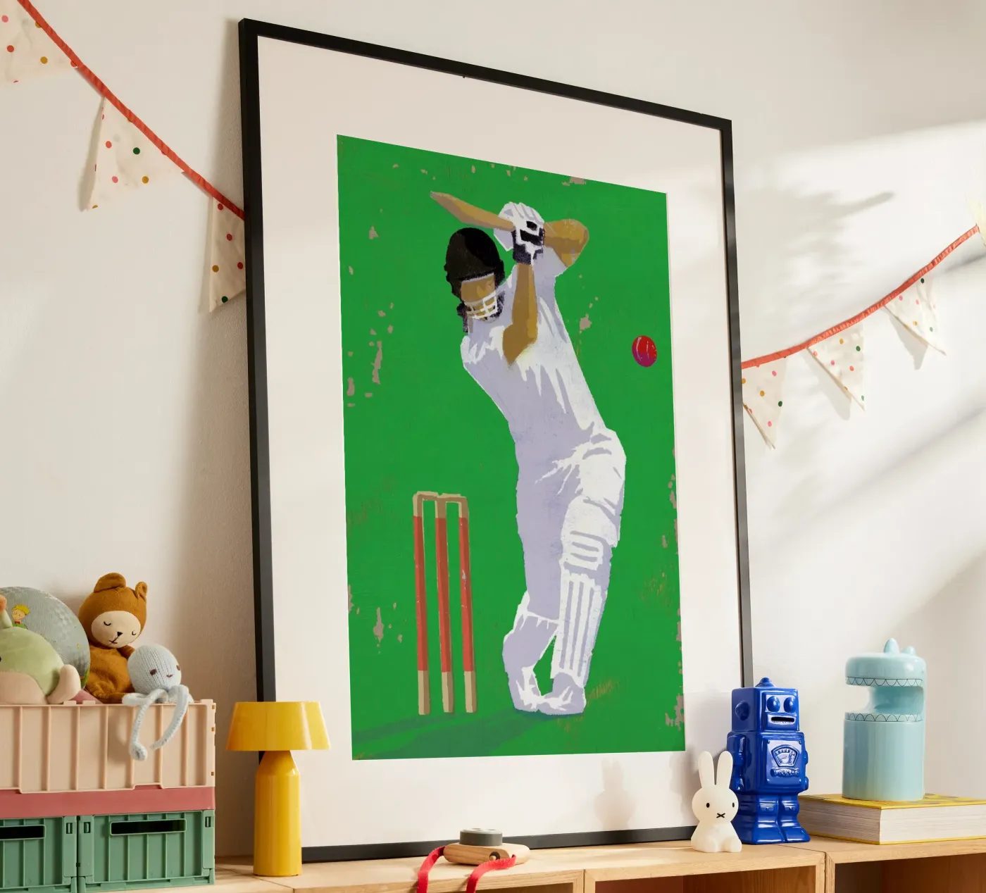 Cricket poster van Andy Bridge