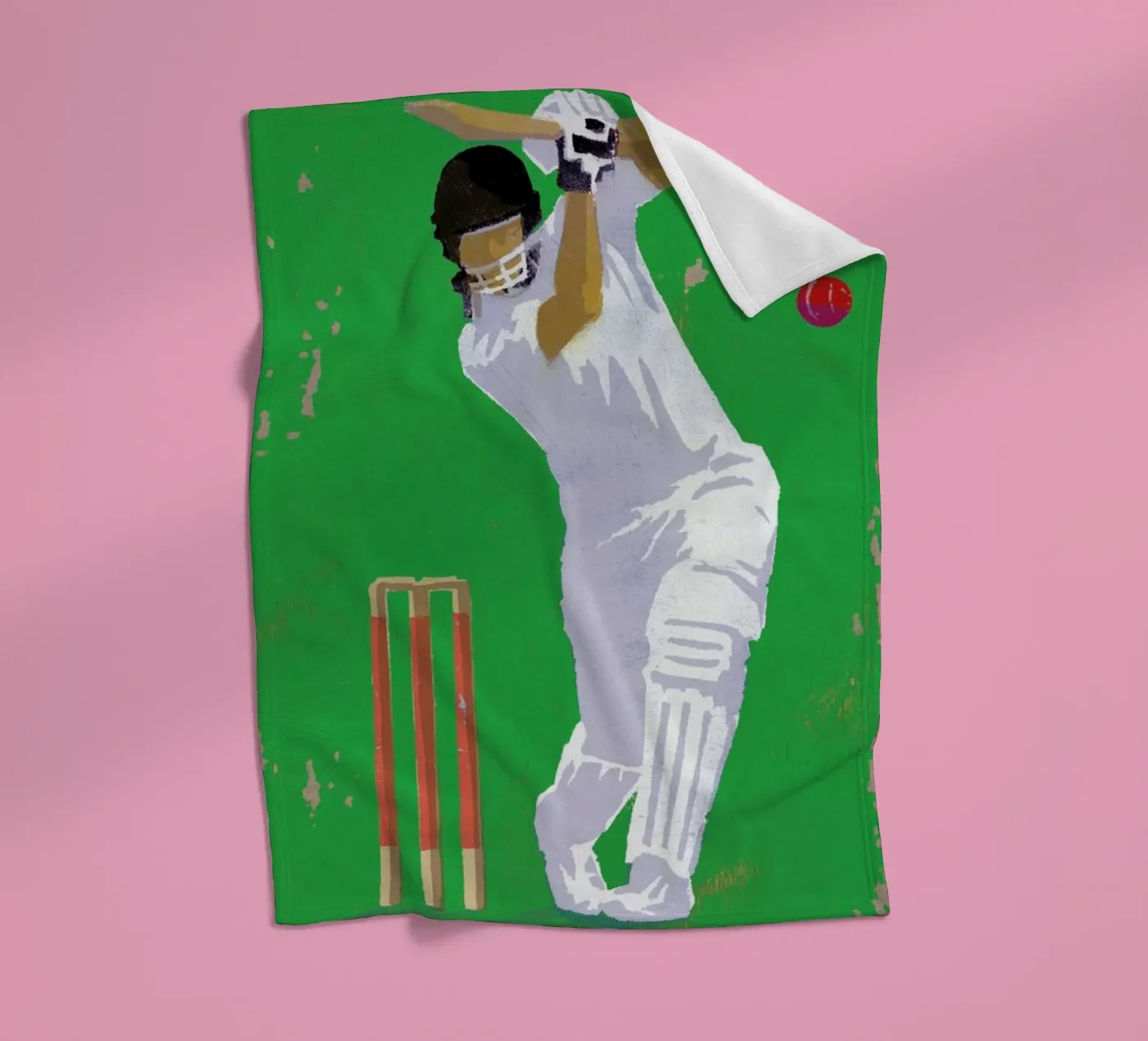 Cricket Fleecedecke von Andy Bridge