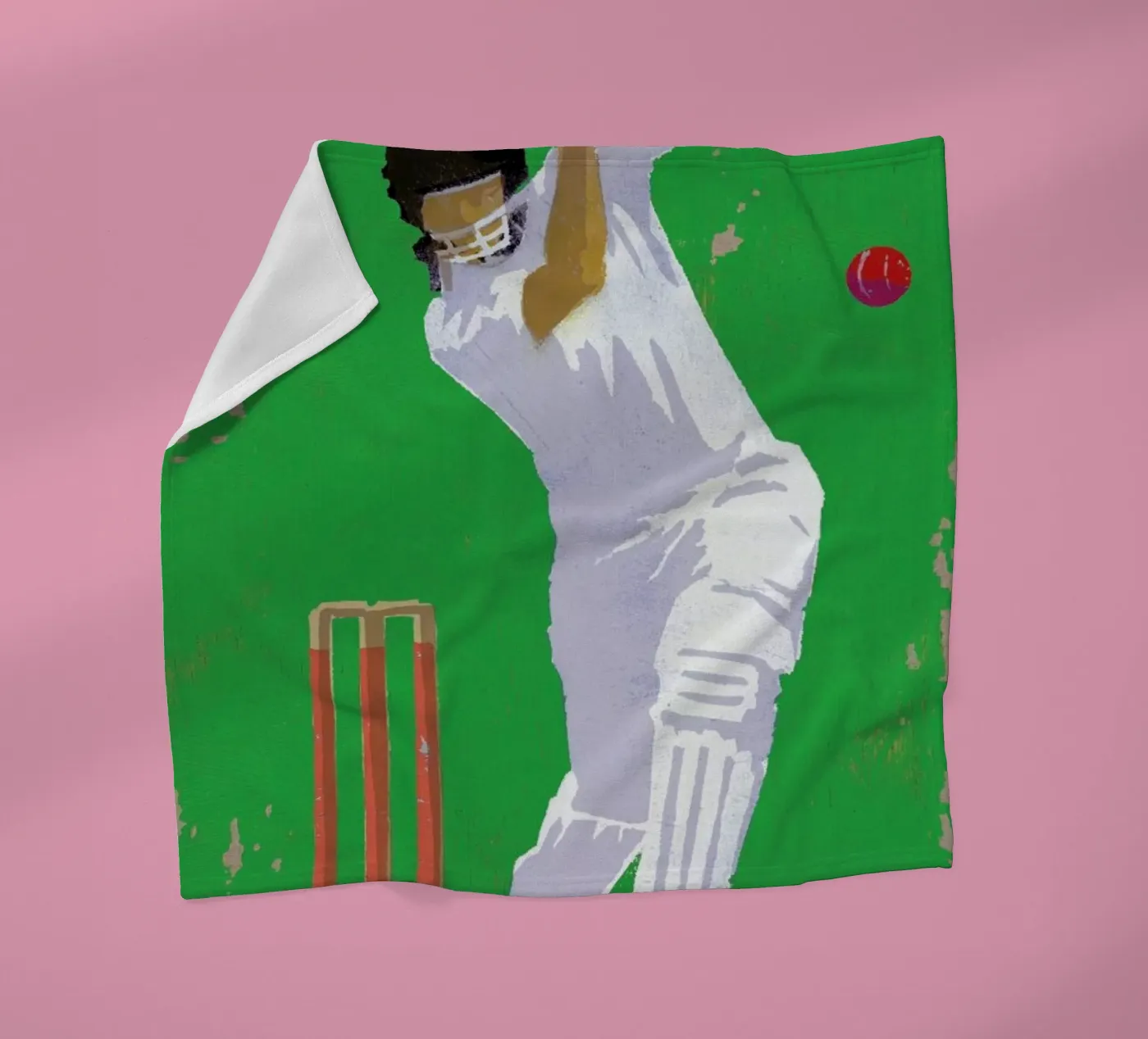 Cricket Fleecedecke von Andy Bridge
