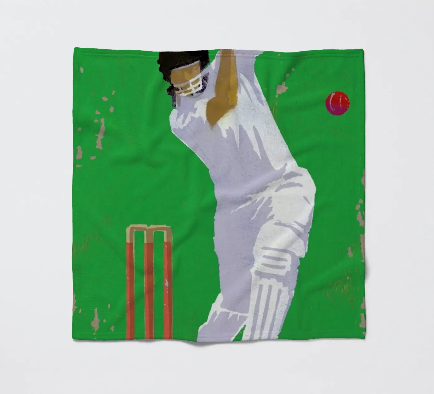 Cricket Fleecedecke von Andy Bridge