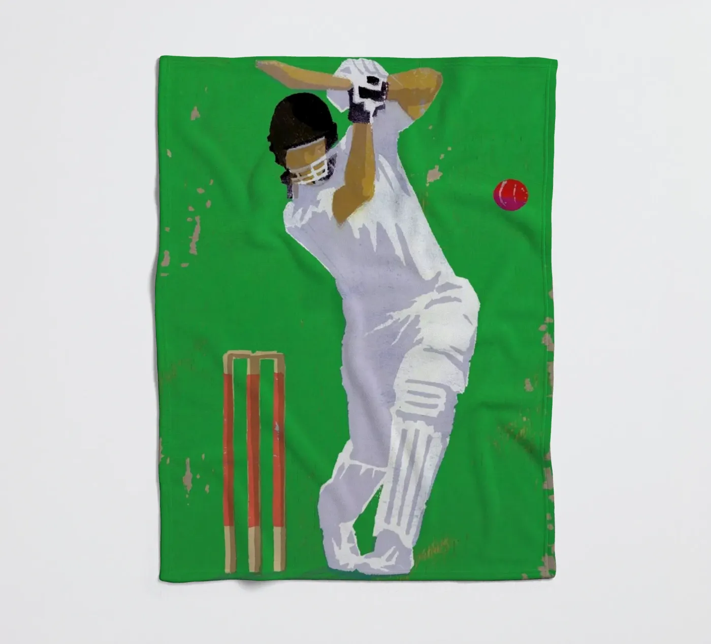 Cricket Fleecedecke von Andy Bridge