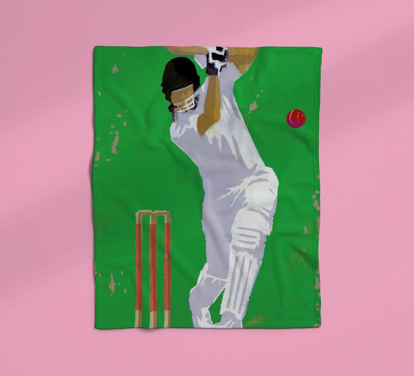 Cricket Fleecedecke von Andy Bridge