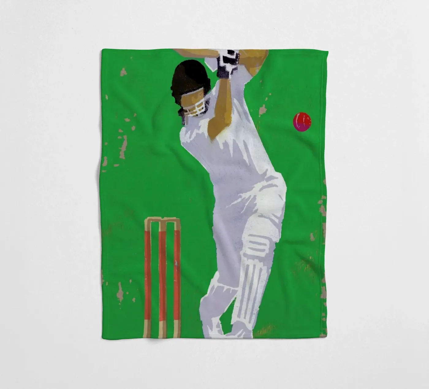 Cricket Fleecedecke von Andy Bridge