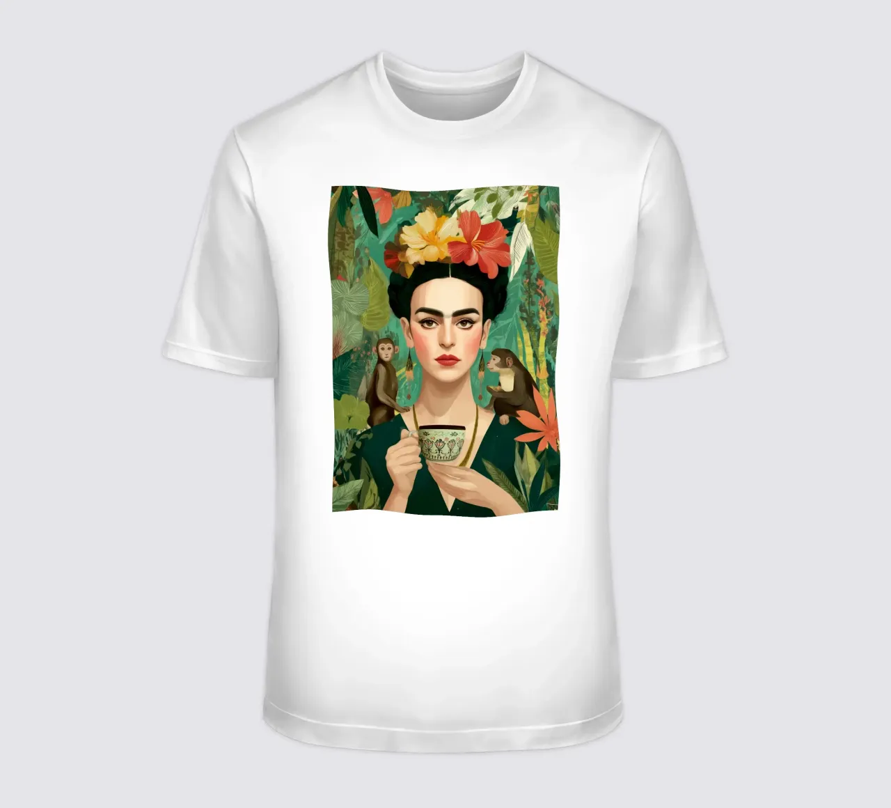 Frida – La Maestra del Bosque t-shirt by Clara August