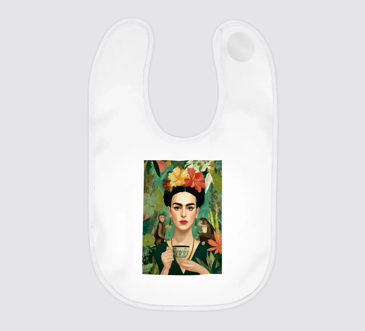 Frida – La Maestra del Bosque baby bib by Clara August