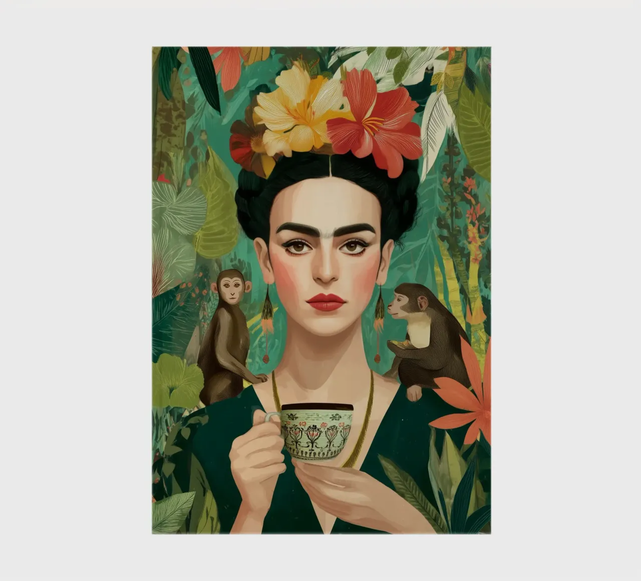 Frida – La Maestra del Bosque notebook by Clara August
