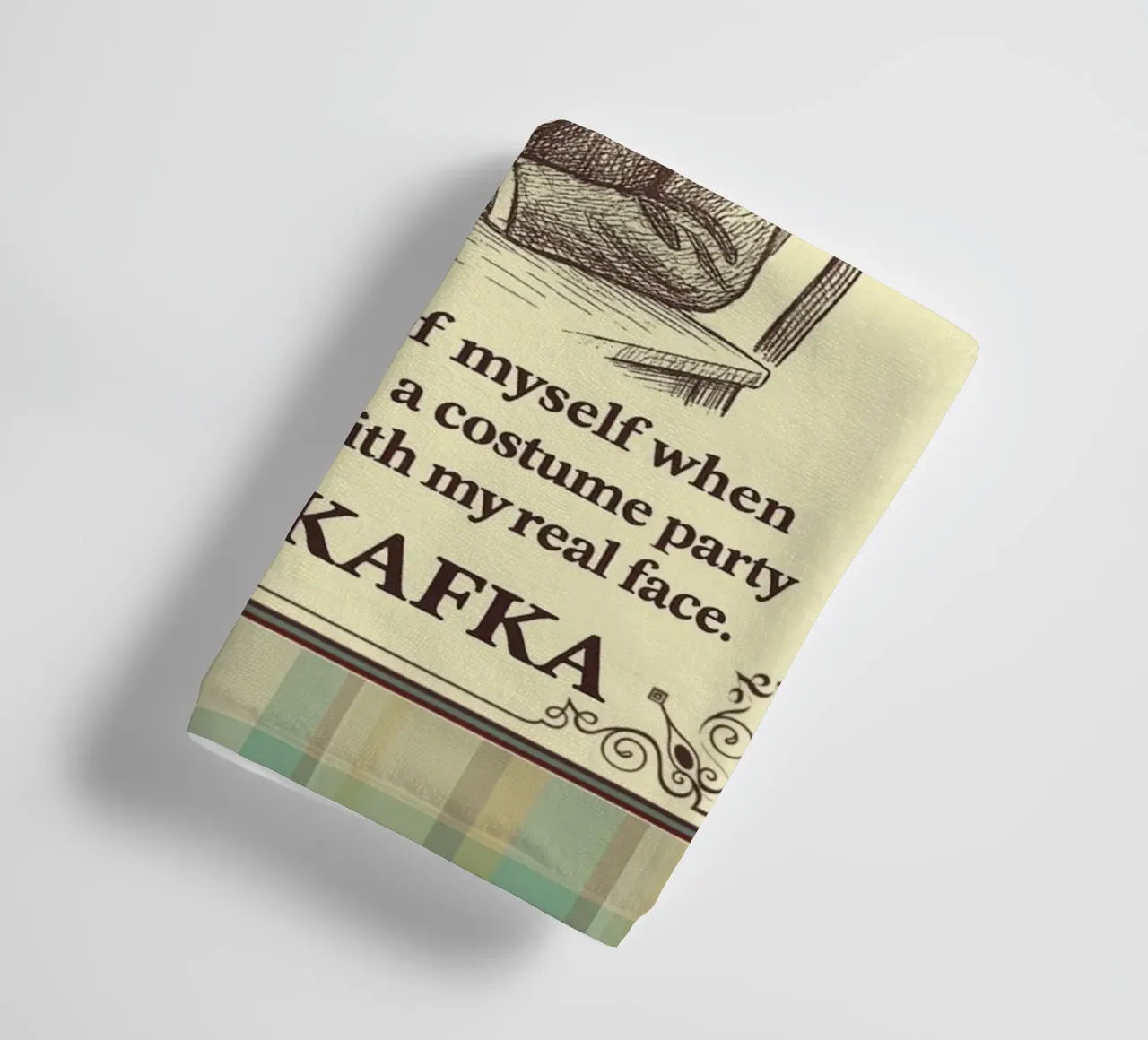 Gilda degli scrittori - Franz Kafka asciugamano da bagno da Taika Tori Art