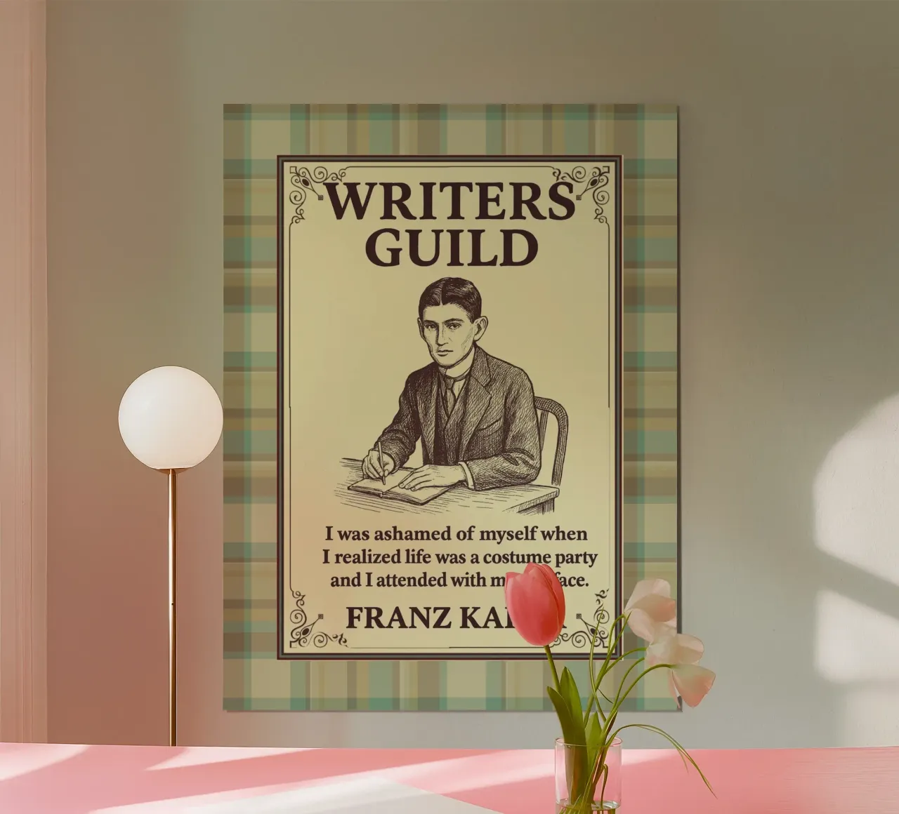 Gilda degli scrittori - Franz Kafka carta hahnemühle da Taika Tori Art