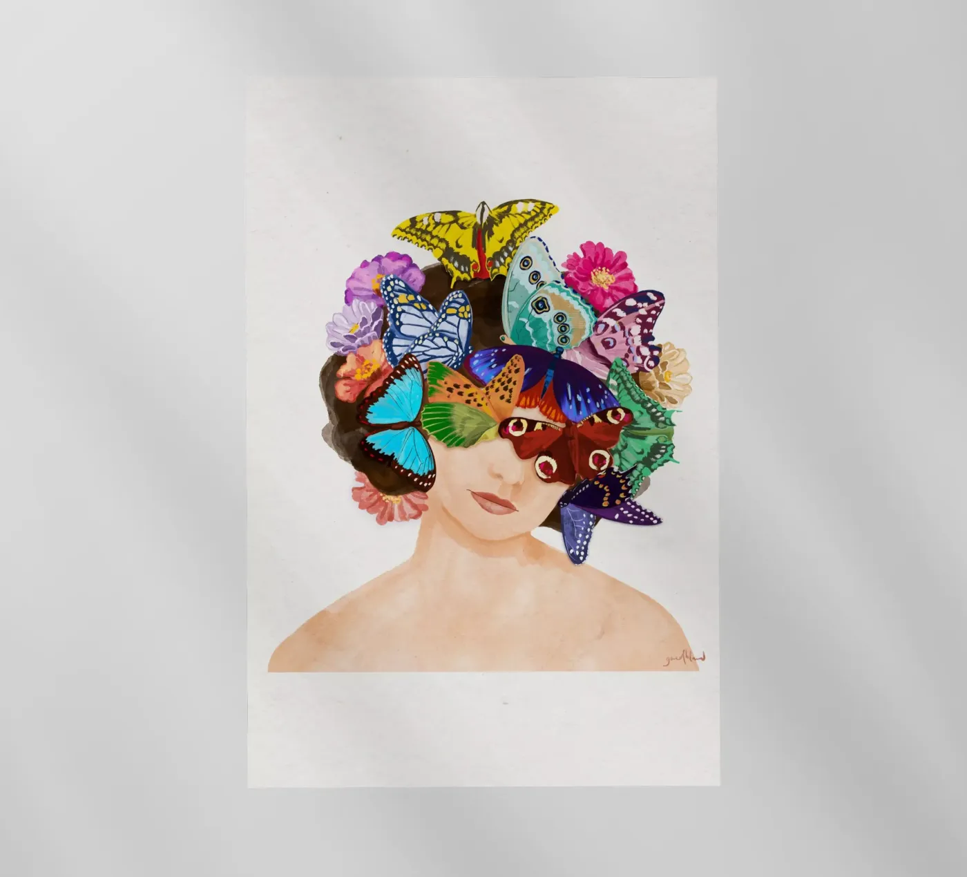 Fluttering Thoughts backlit folie van Goed Blauw