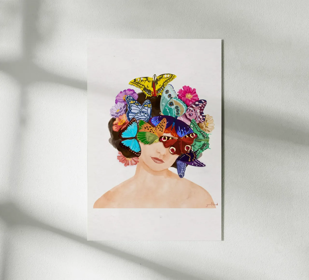 Fluttering Thoughts plexiglass da Goed Blauw