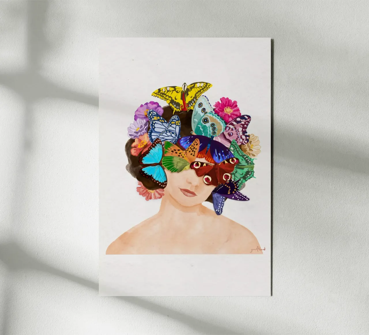 Fluttering Thoughts pannello forex da Goed Blauw