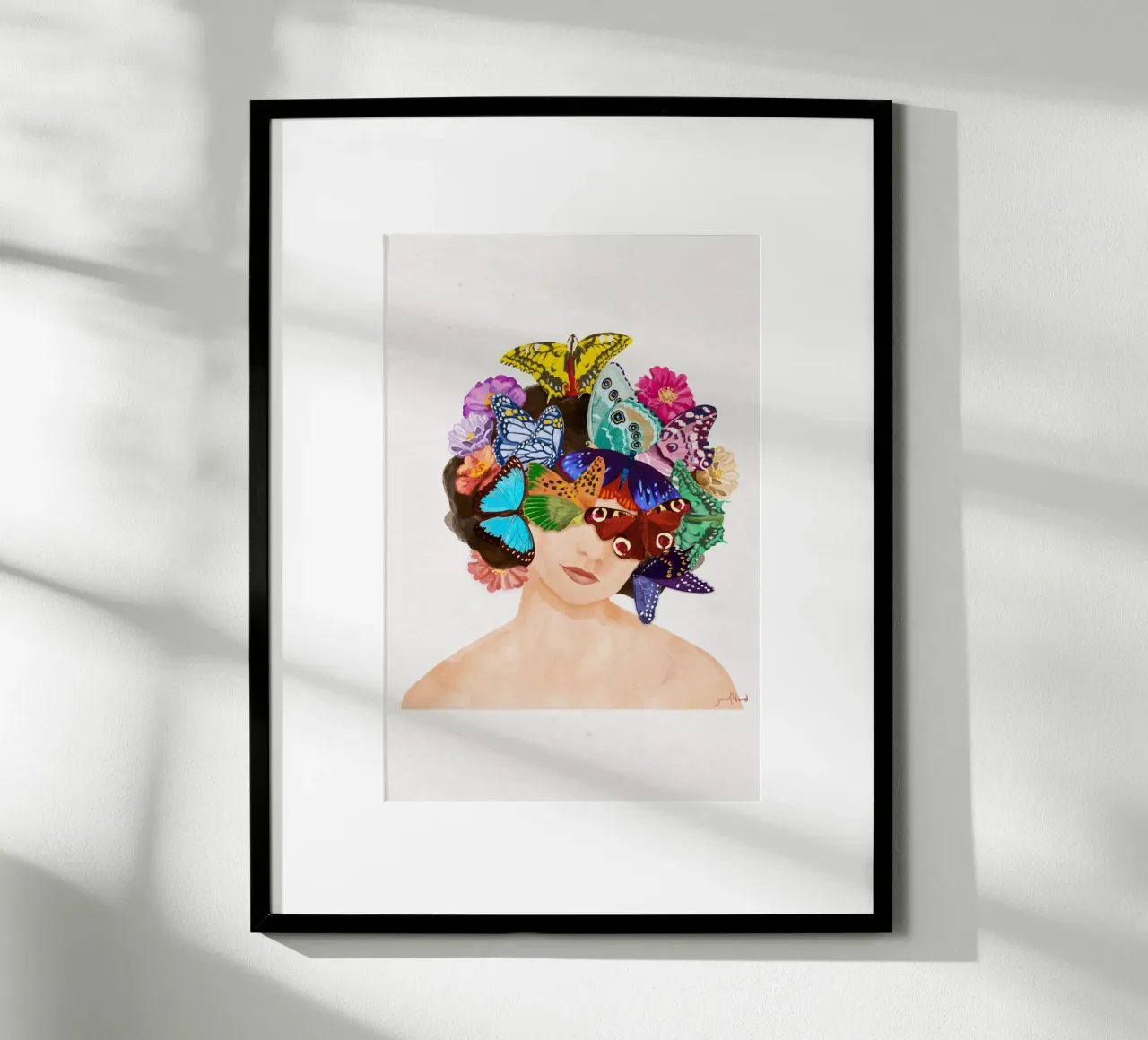 Fluttering Thoughts poster da Goed Blauw