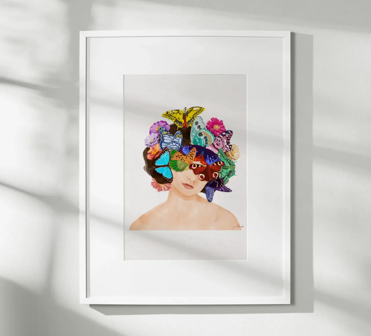 Fluttering Thoughts poster da Goed Blauw