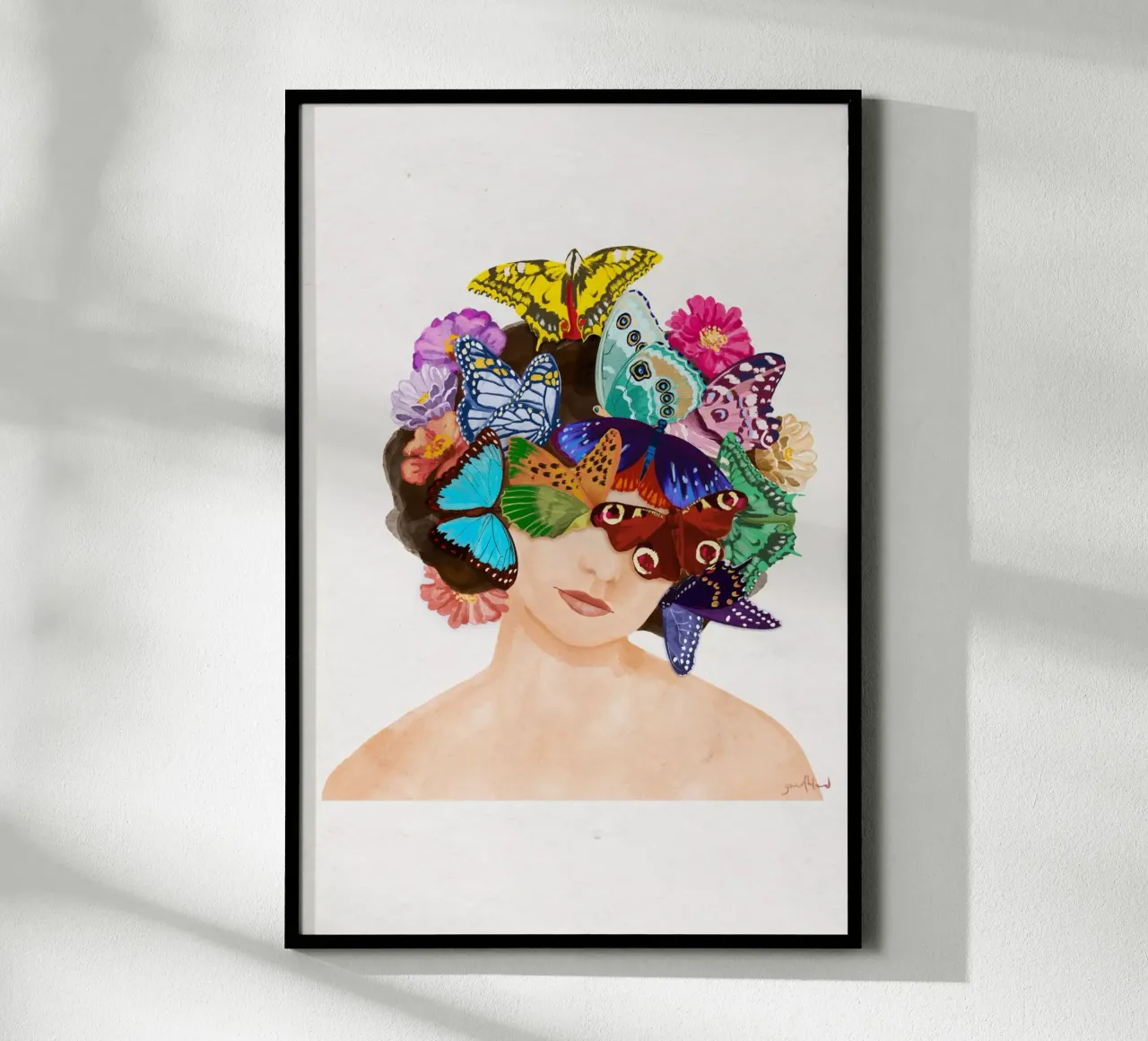 Fluttering Thoughts poster da Goed Blauw