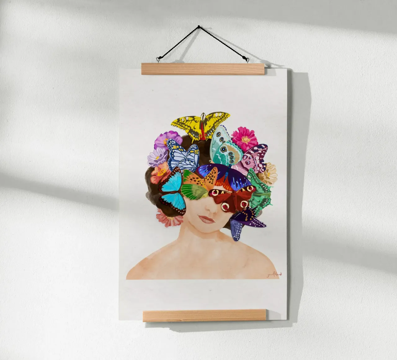 Fluttering Thoughts poster da Goed Blauw