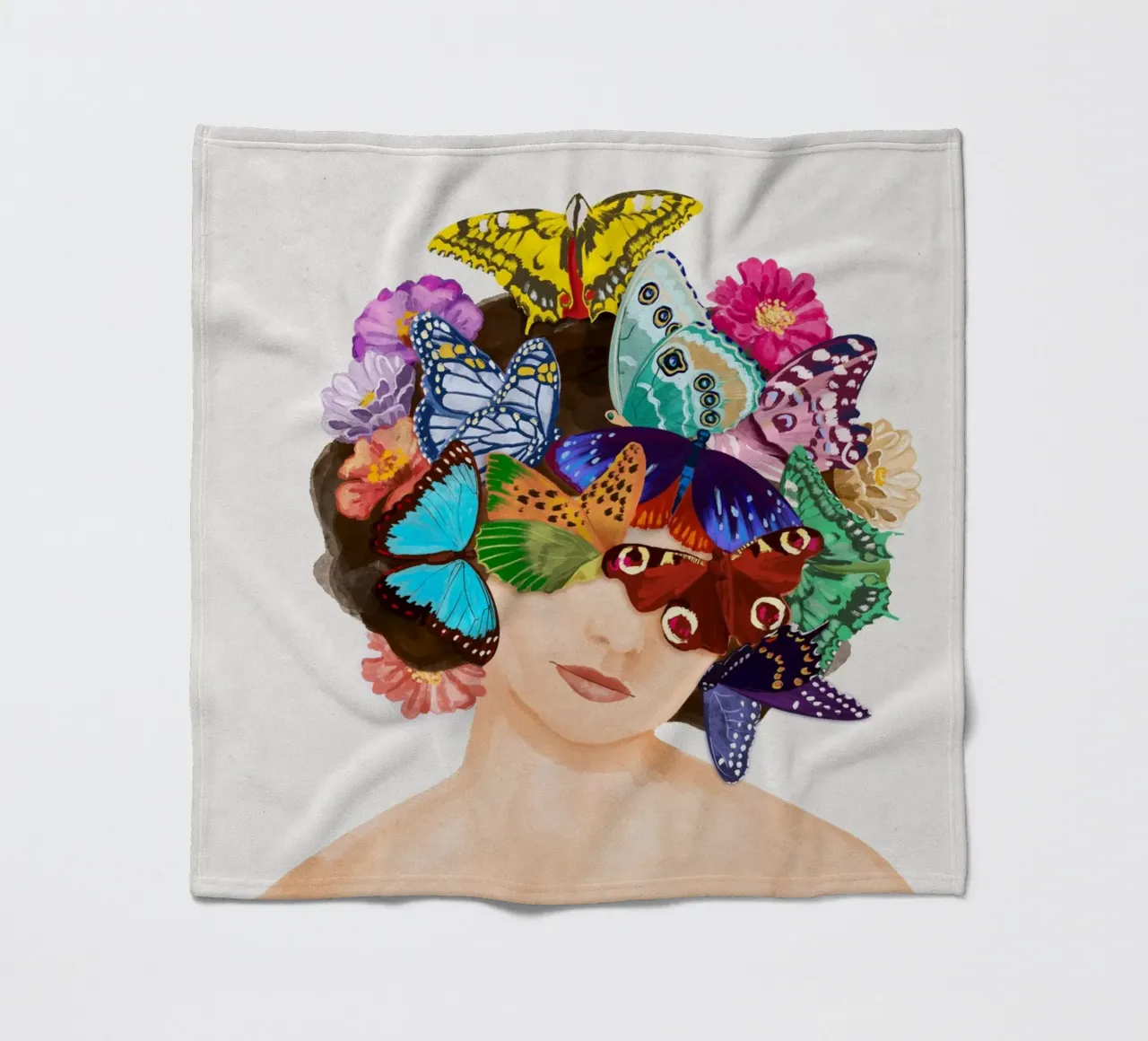 Fluttering Thoughts coperta in pile da Goed Blauw