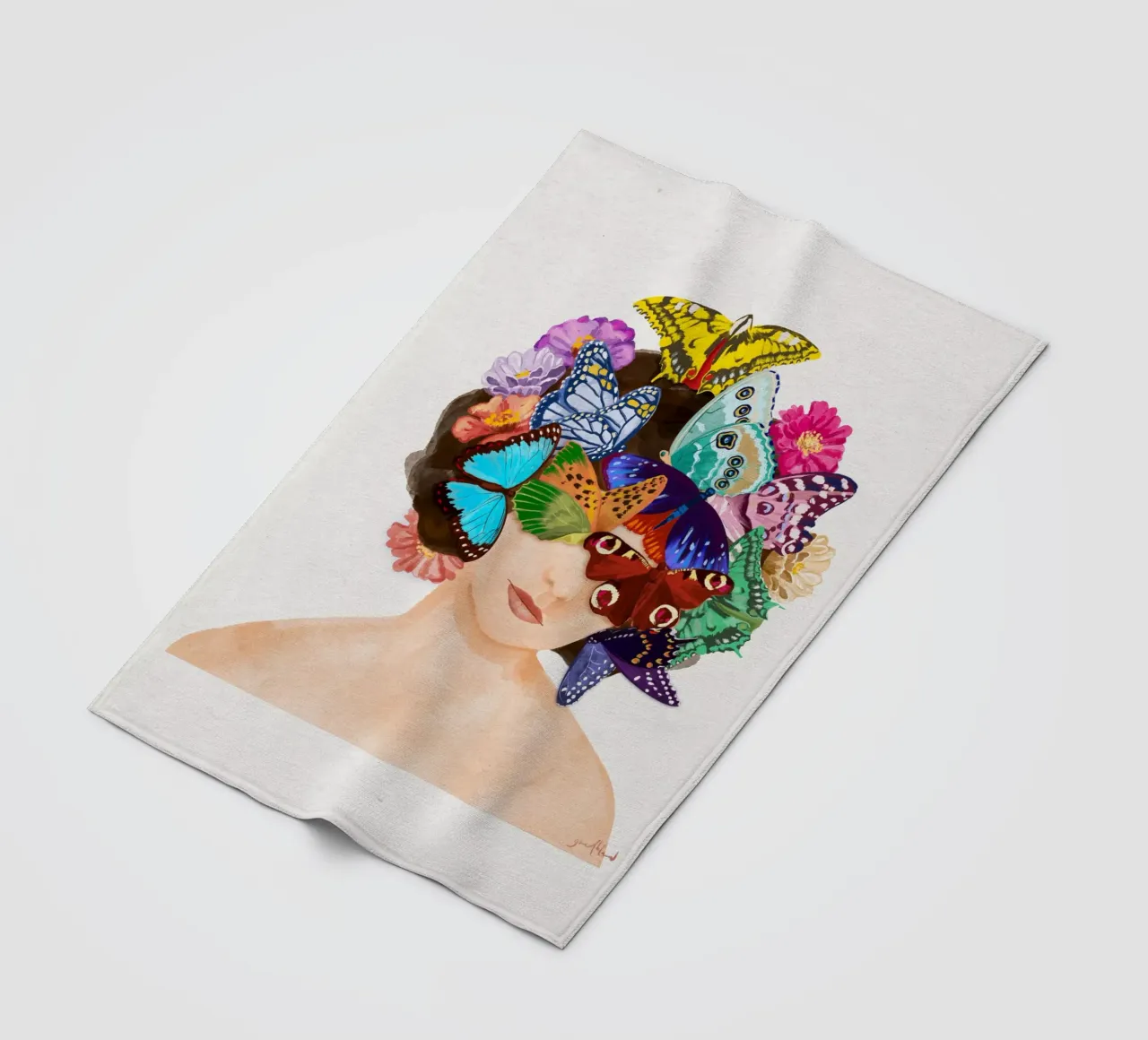 Fluttering Thoughts coperta in pile da Goed Blauw