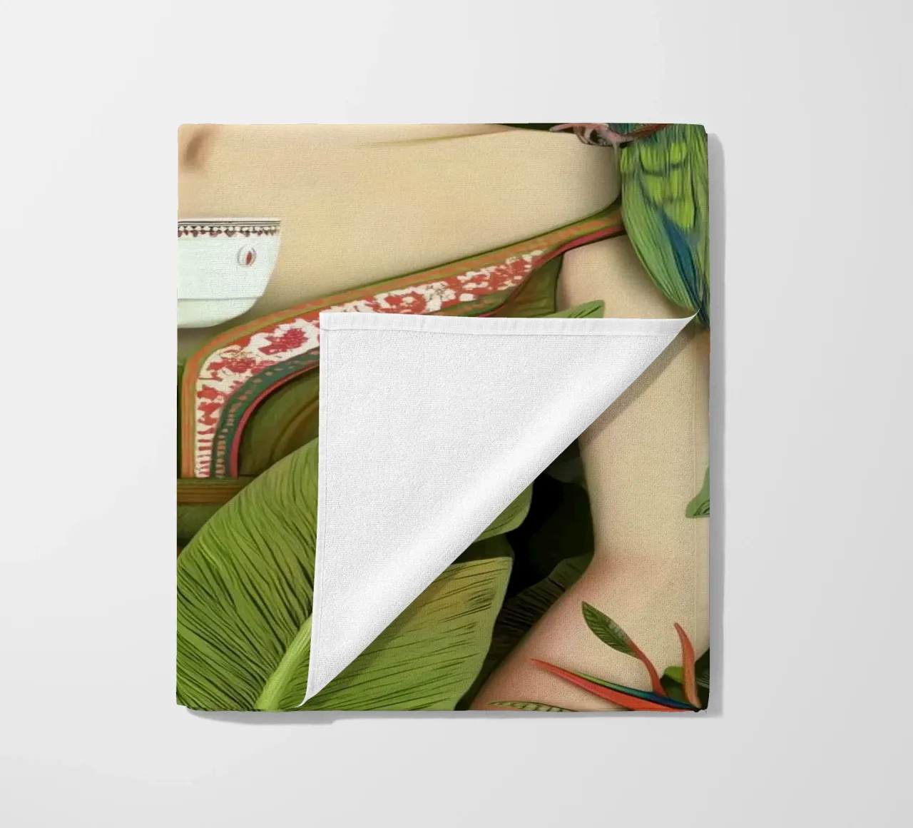 Frida – La Reina del Paraíso beach towel by Clara August