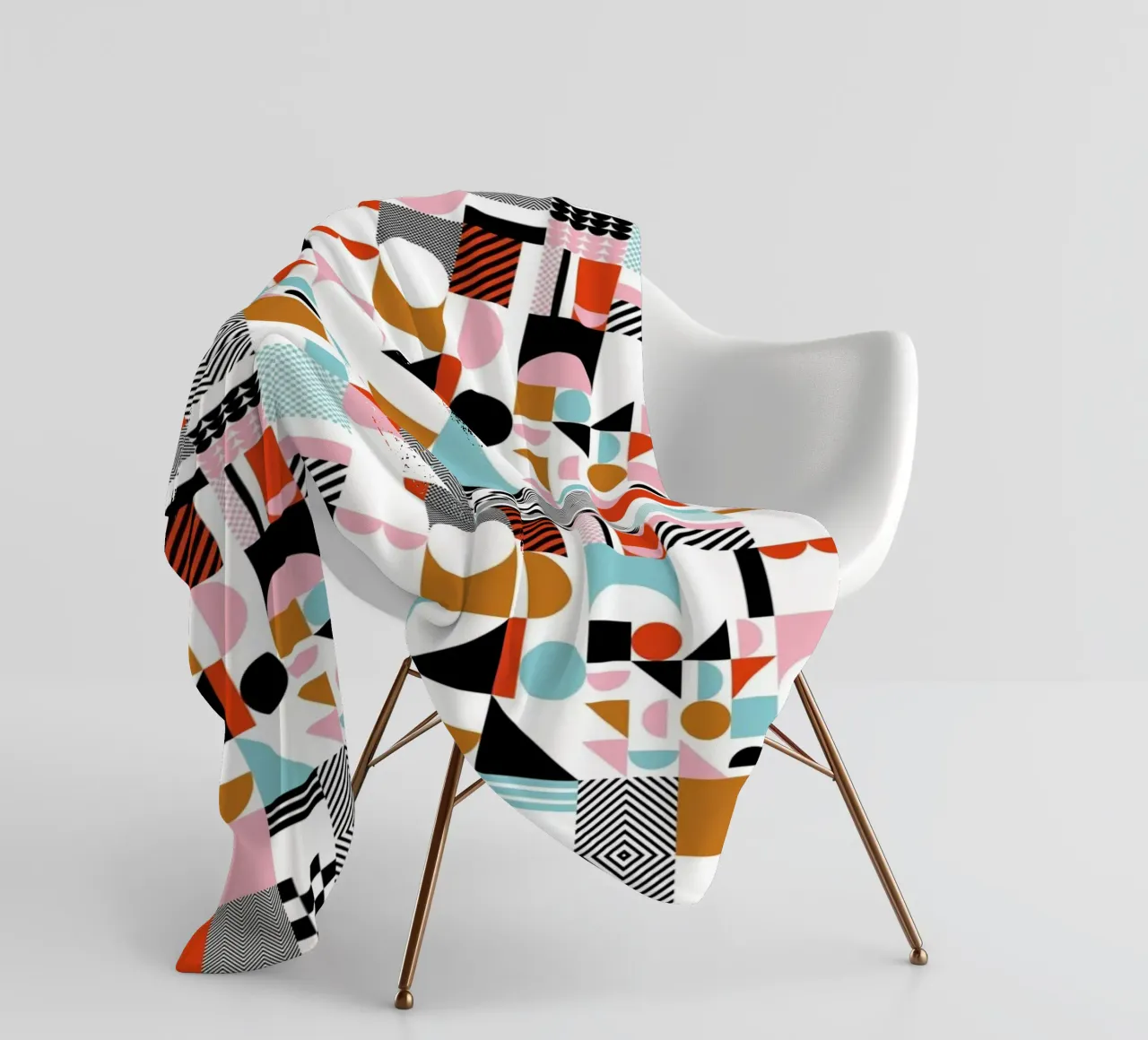 Geometric Game #2 coperta in pile da My Tiny Home