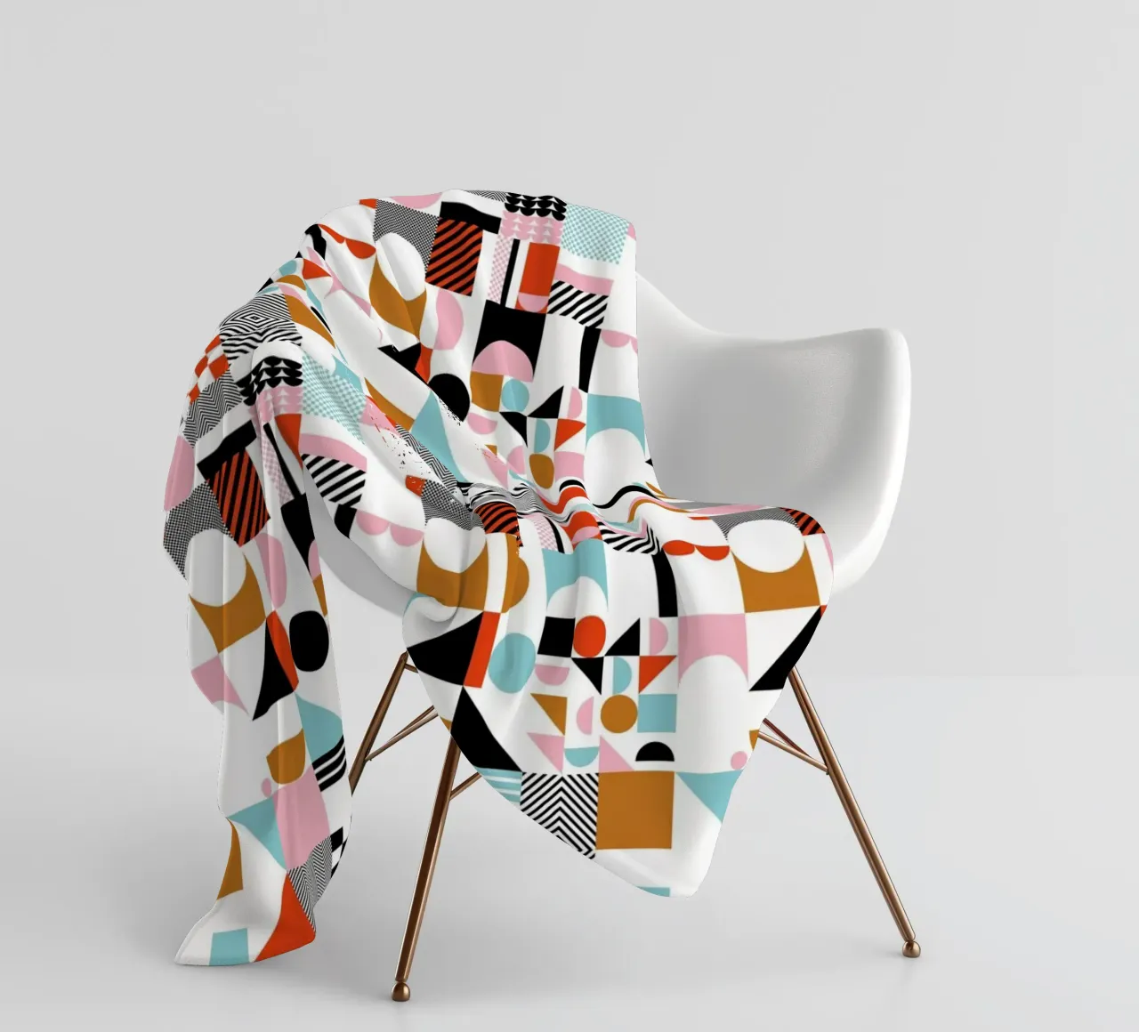 Geometric Game #2 coperta in pile da My Tiny Home
