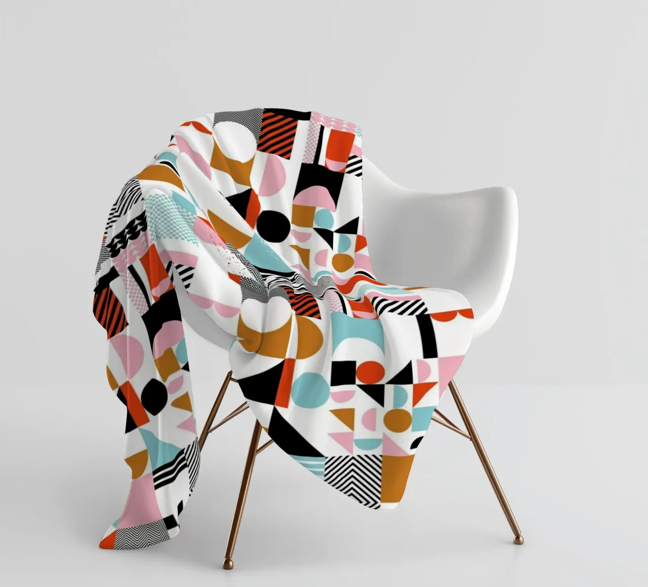 Geometric Game #2 coperta in pile da My Tiny Home