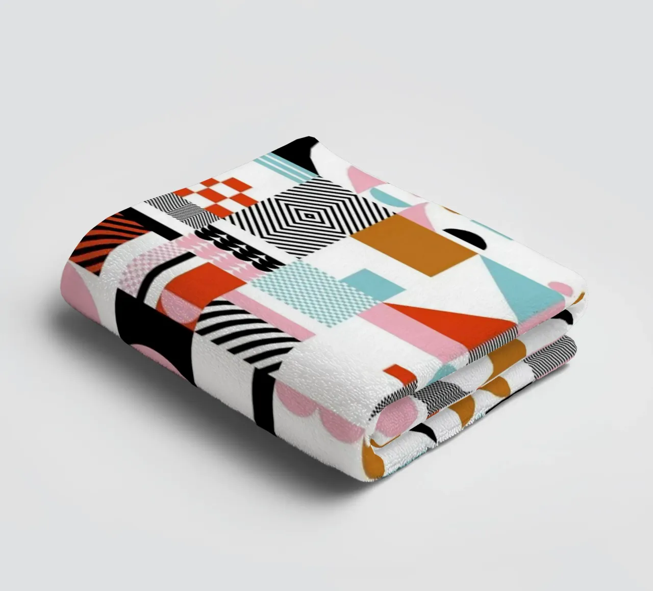 Geometric Game #2 asciugamano da bagno da My Tiny Home