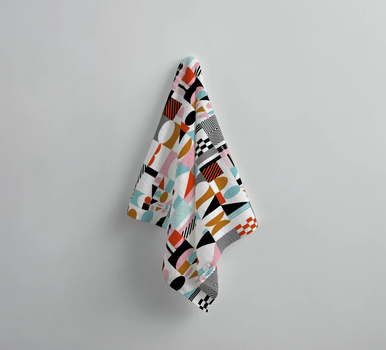 Geometric Game #2 asciugamano da bagno da My Tiny Home